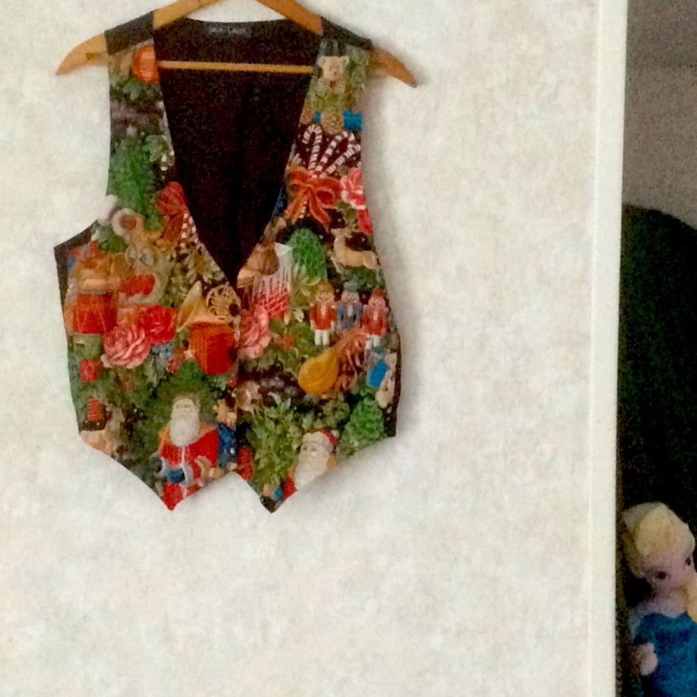 VINTAGE CHRISTMAS HOLIDAY VEST ☃️🎁🌲